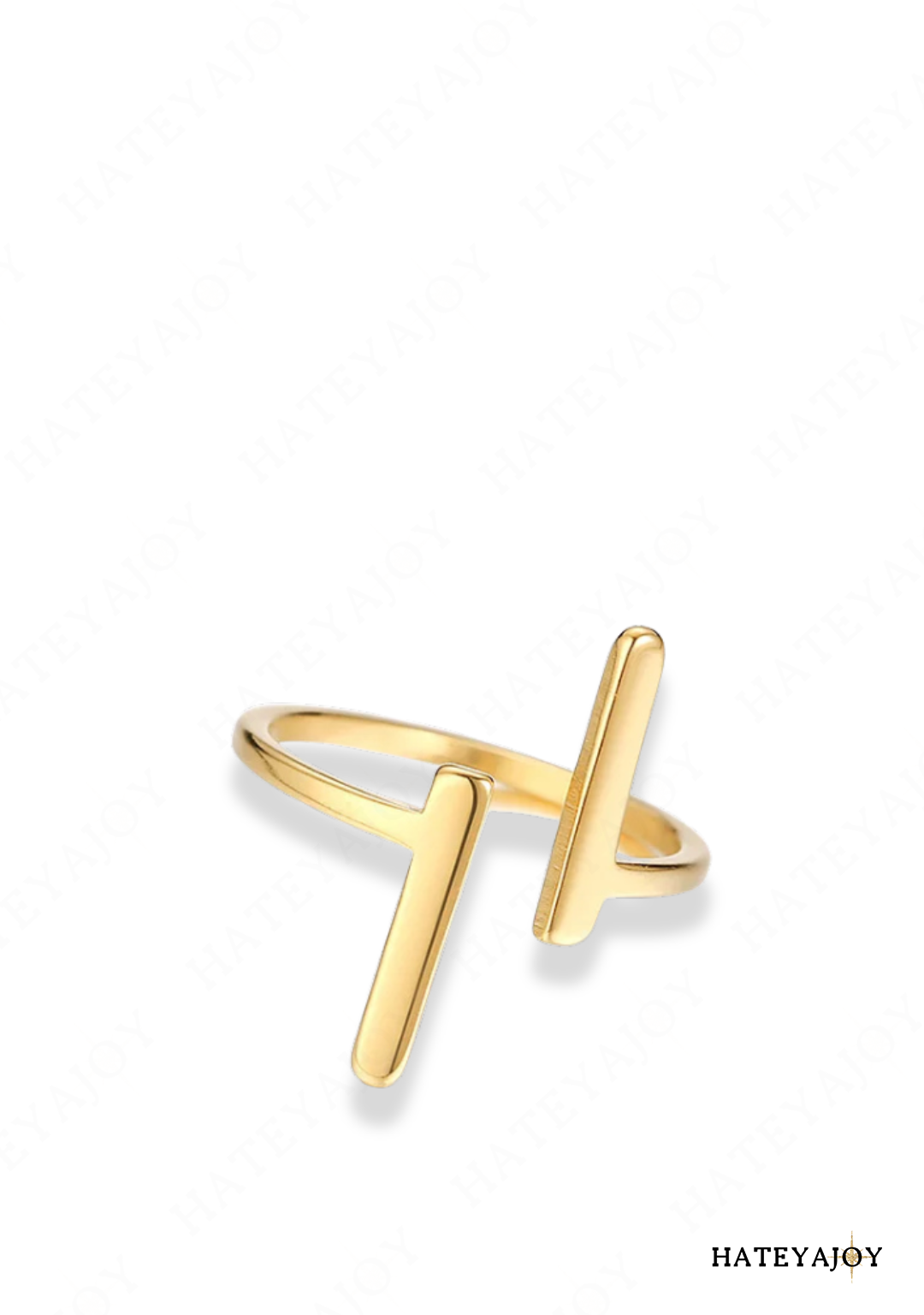 Bague Parallèle Asymétrique | Elise