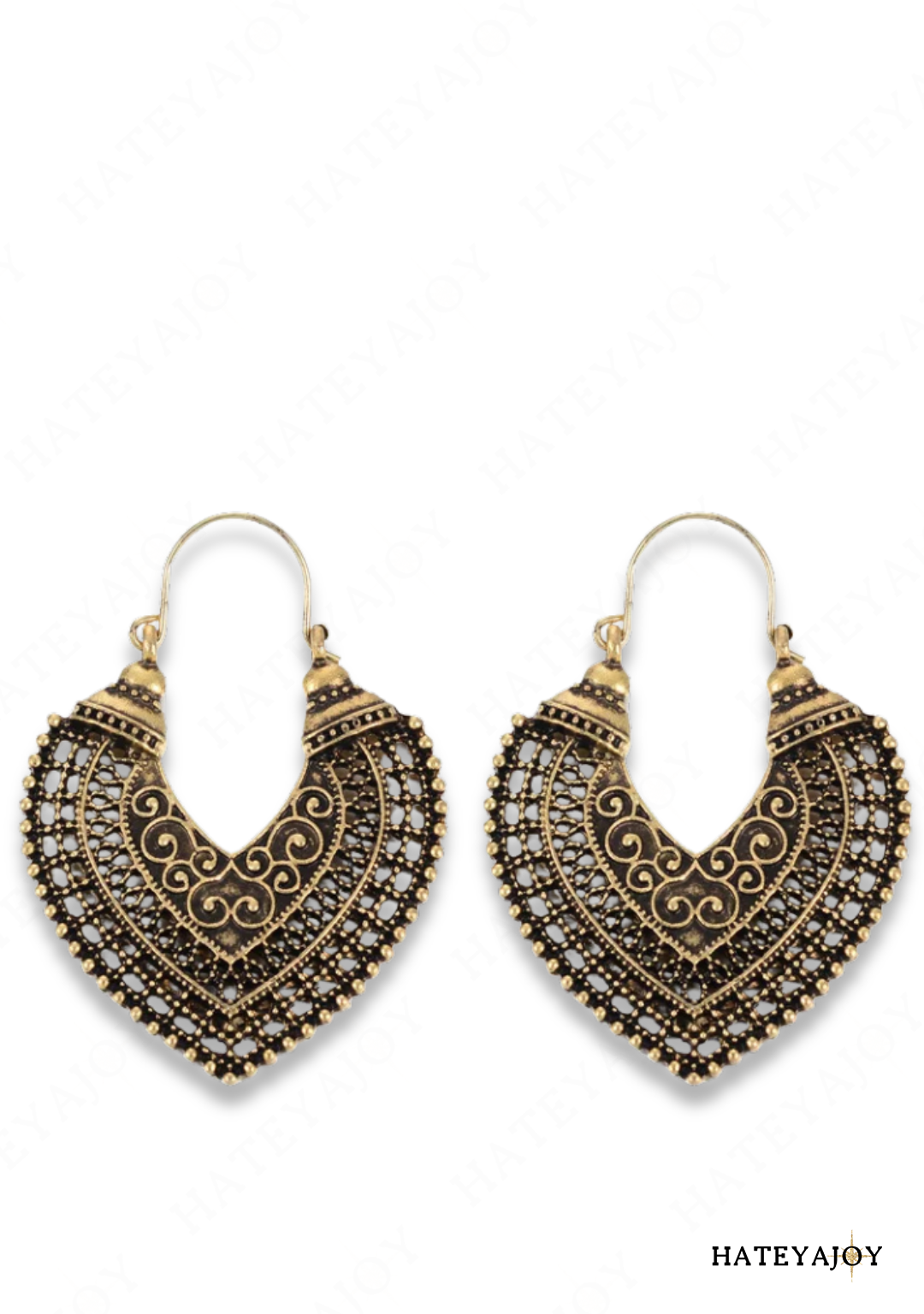 Boucles D'oreilles Créoles Ethniques | Orient