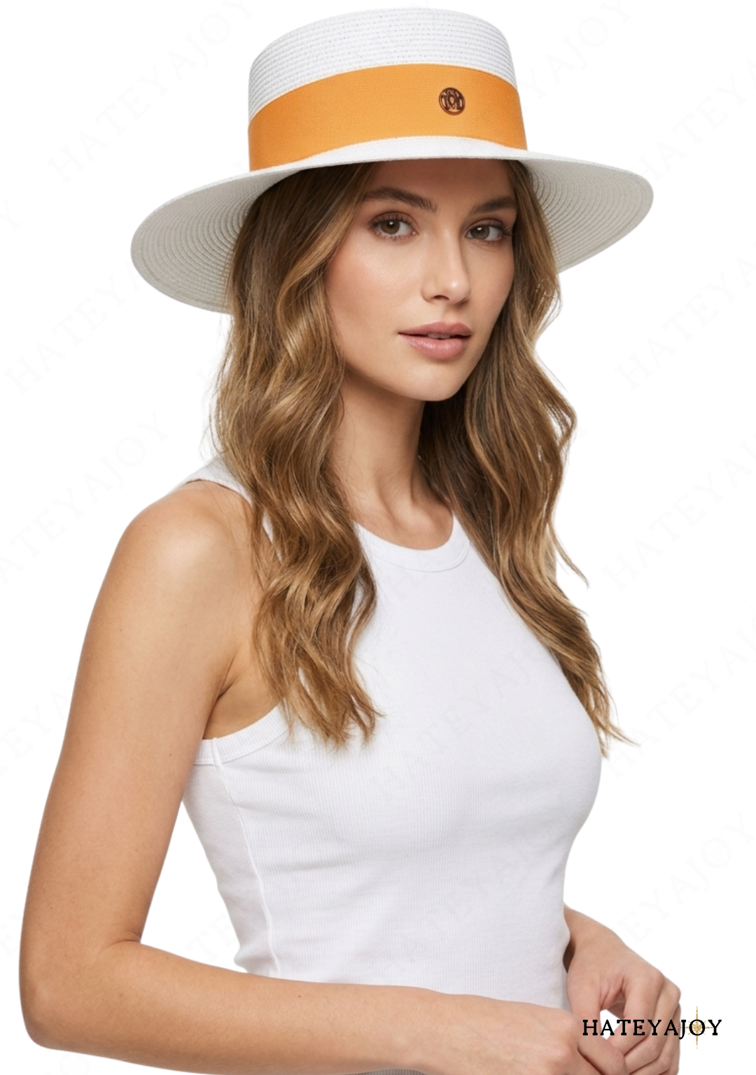 Chapeau Blanc Femme Chic | Lysorange