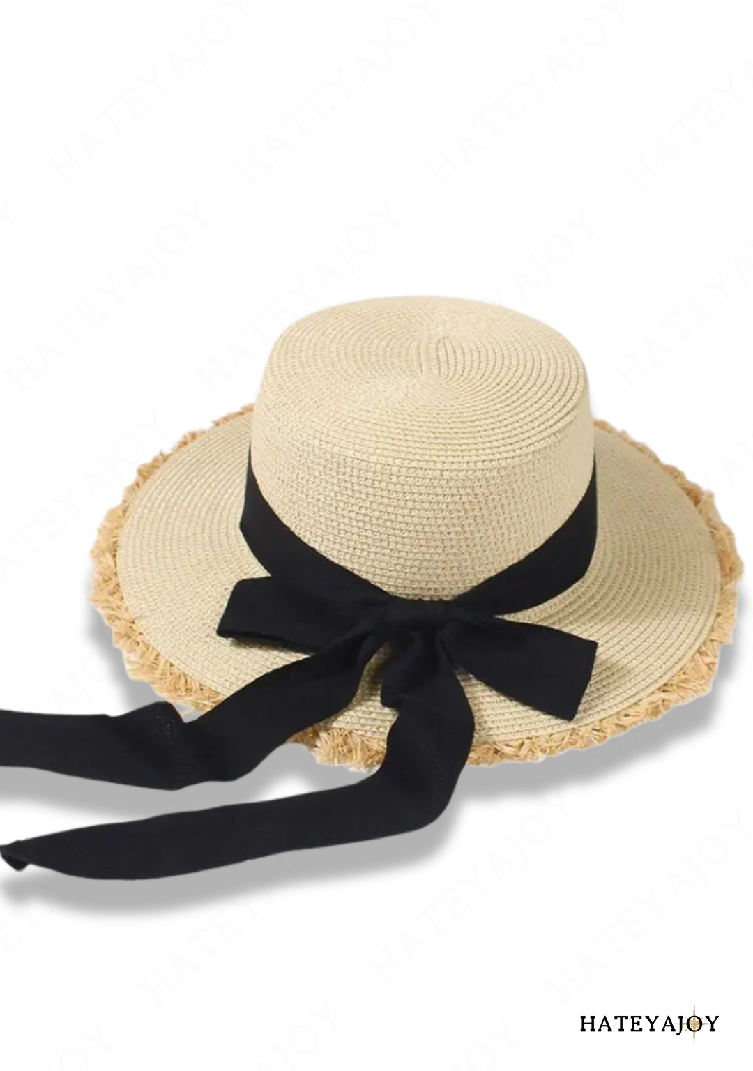 Chapeau De Paille Avec Nœud | Nelly