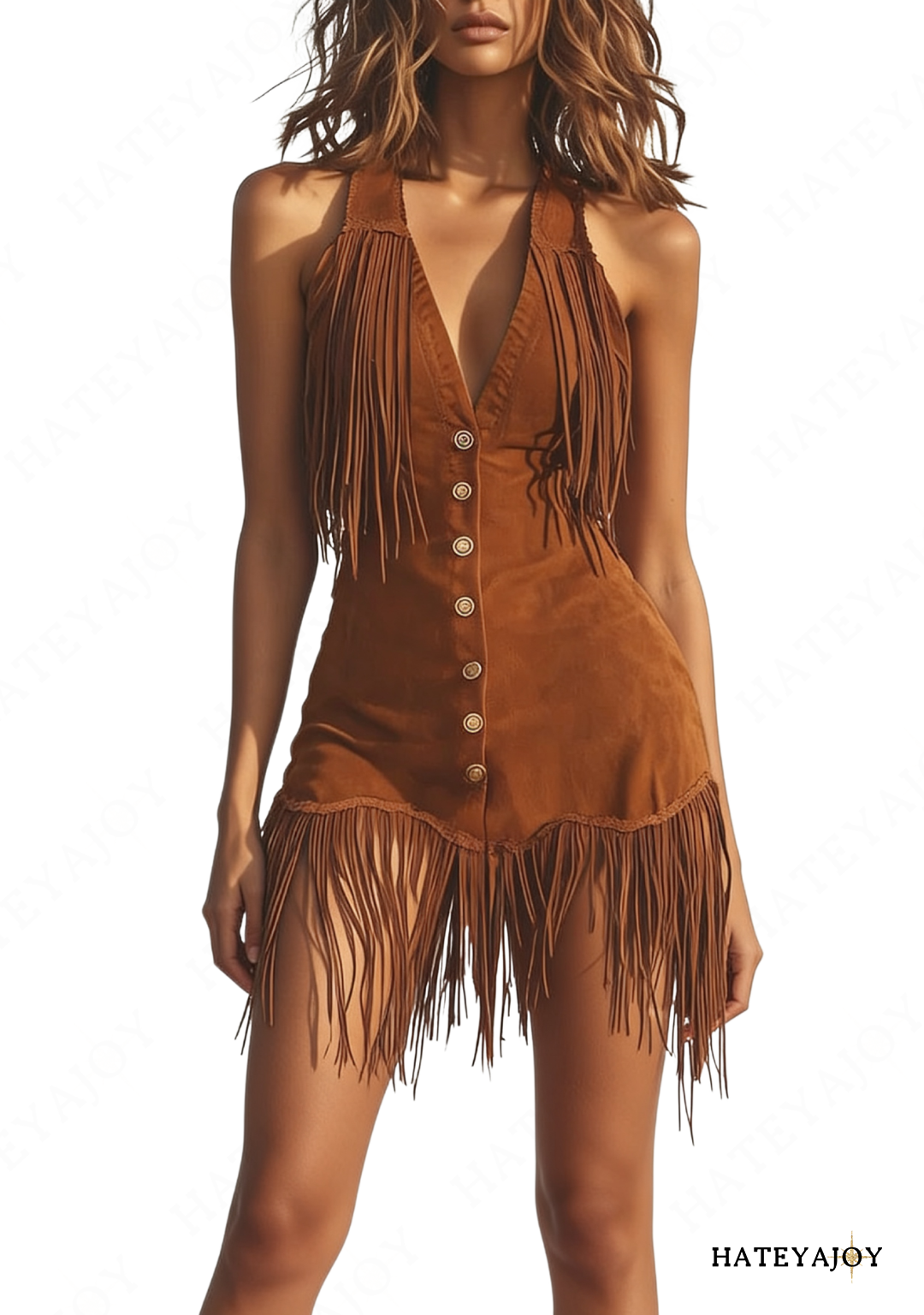 Robe A Frange Style Indienne | Awaka