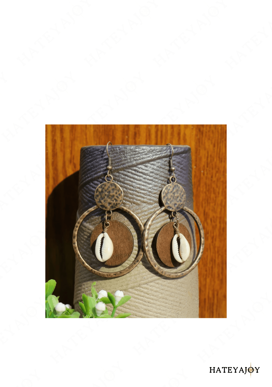 Boucles d’oreilles Boho Coquillages Ama