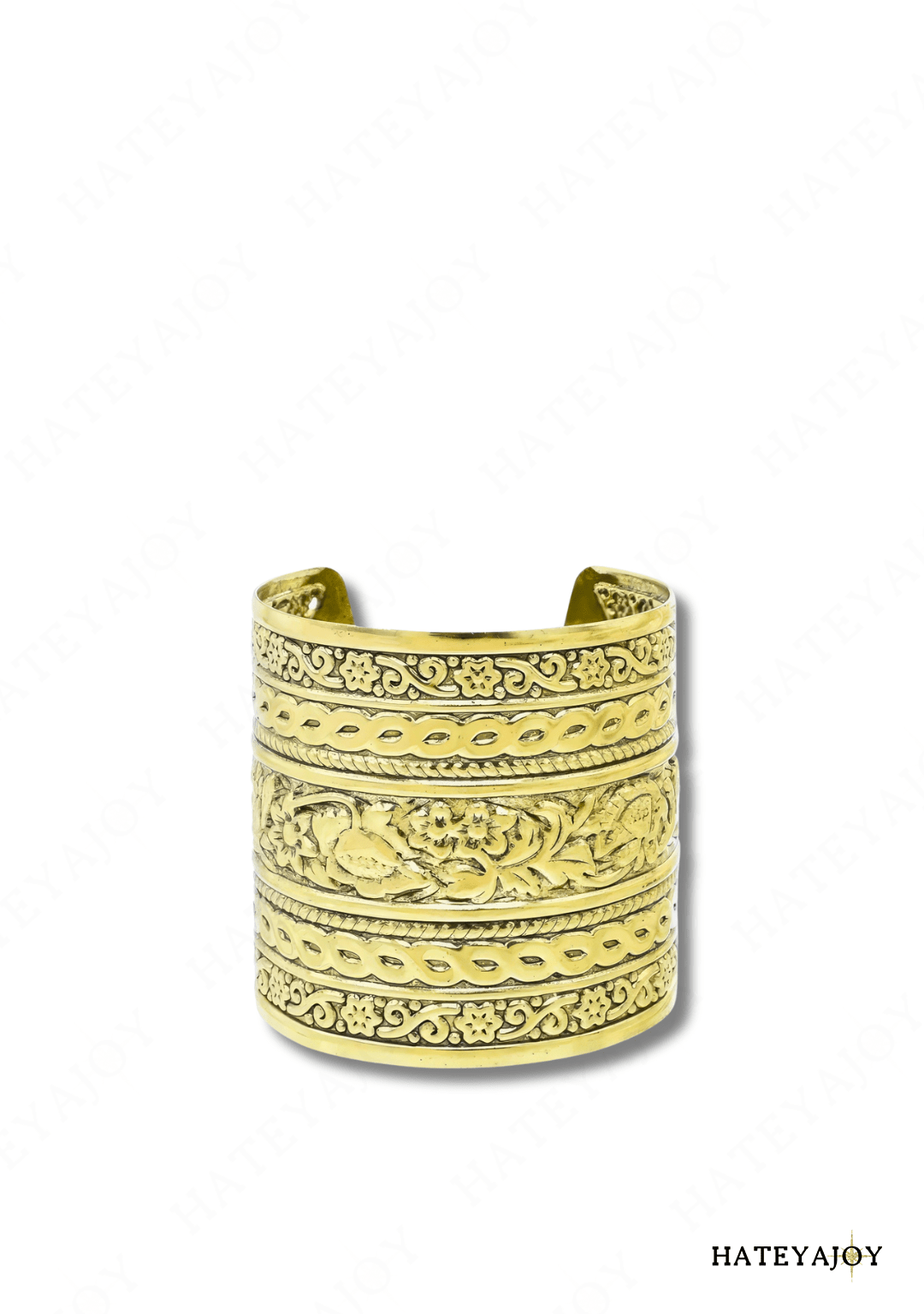 Bracelet Manchette Métal | Aya | HateyaJoy Bronze