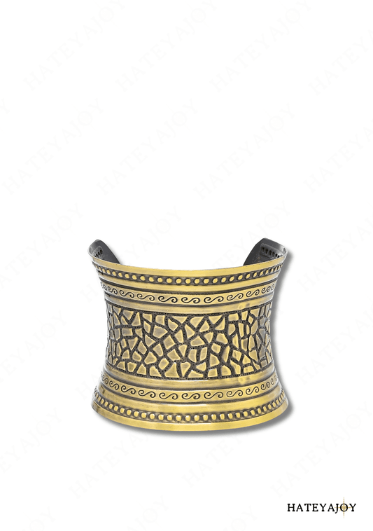 Bracelet Manchette Vintage Boho<br>Léitone