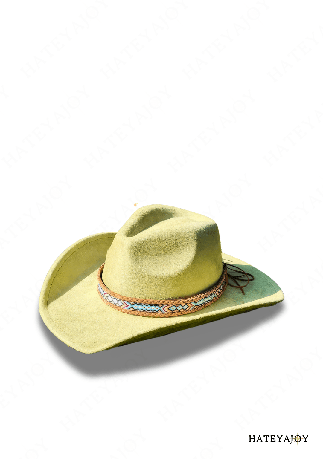 Chapeau Boho Style Western Cowgirl | Ginger | HateyaJoy Beige Blanc / 56-58 cm