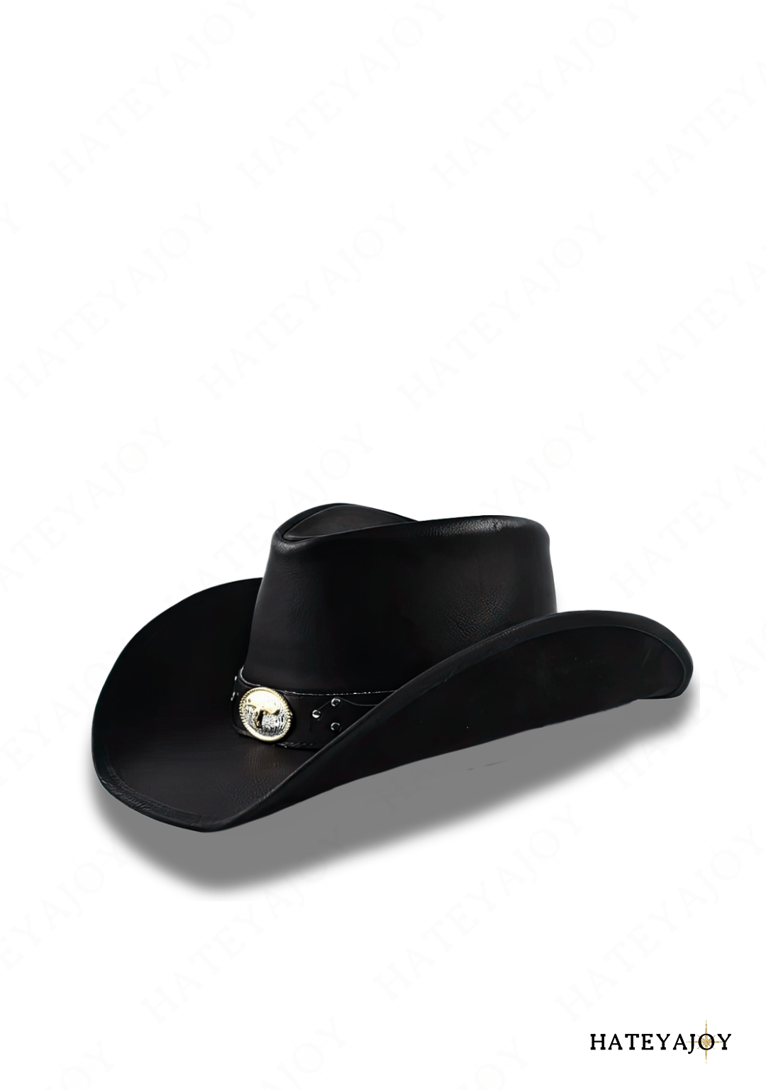 Chapeau Cowboy Western 100% Cuir Large Bord Boho Style | Austin | HateyaJoy