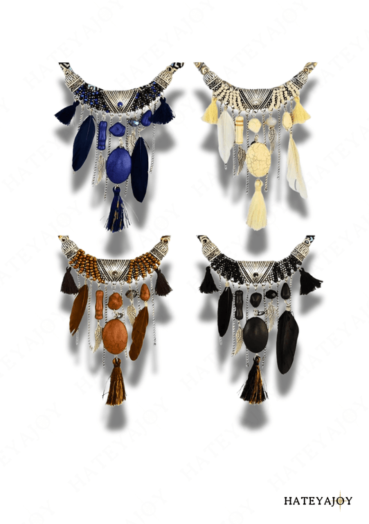 Collier Bohème Style Africain<br>Lewa
