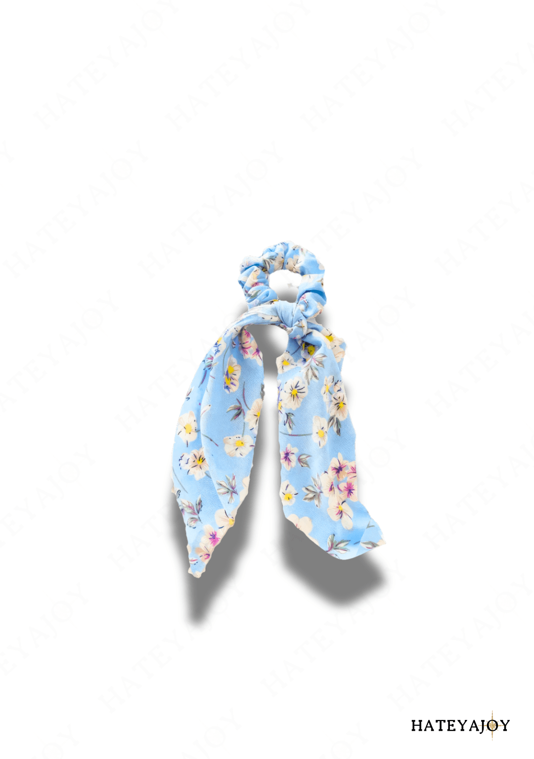 Tendance Boho Chic Foulard Femme | Wild Soul | HateyaJoy Bleu ciel Fleur Blanc Jaune