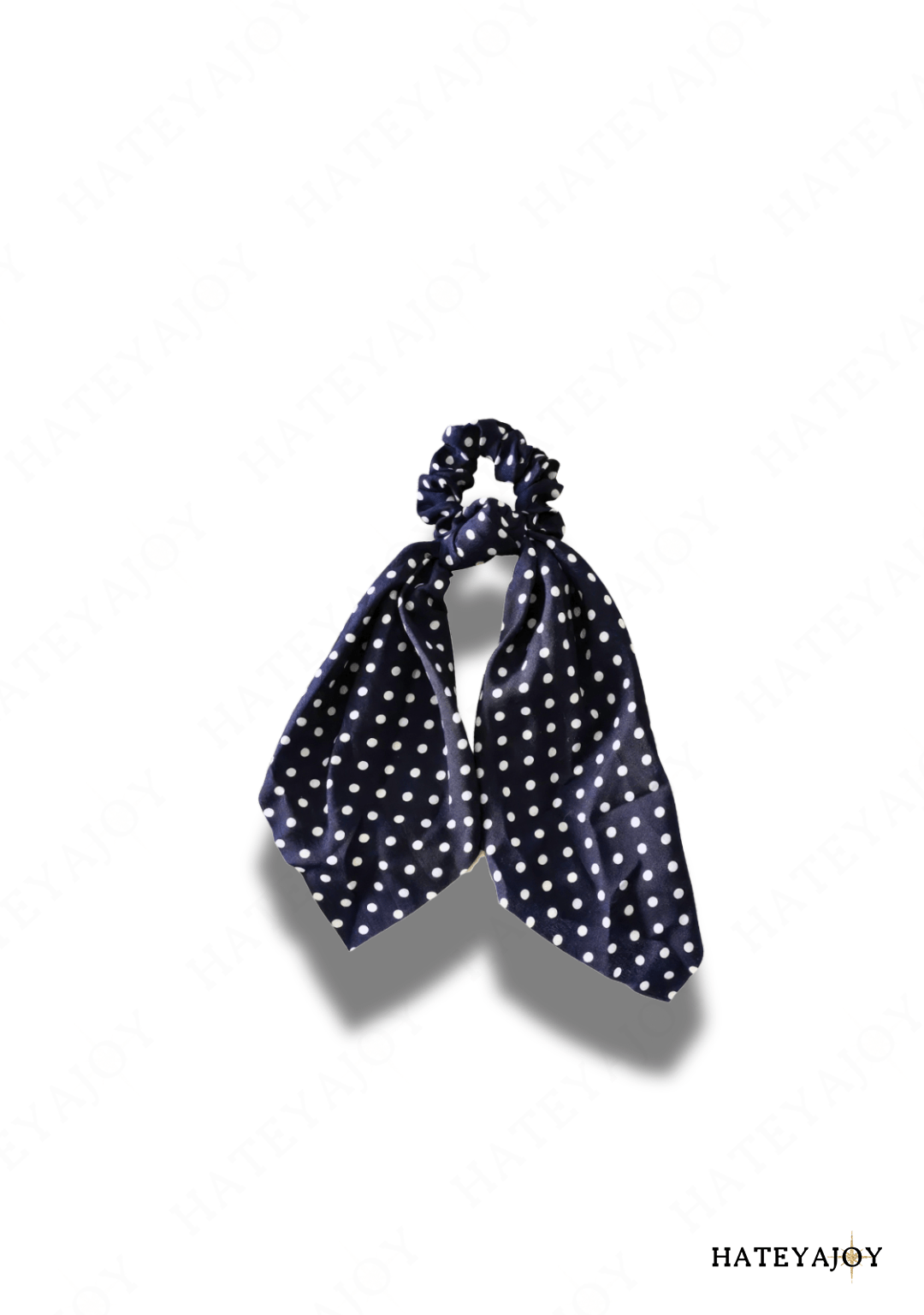 Tendance Boho Chic Foulard Femme | Wild Soul | HateyaJoy Bleu Foncé Pois Blanc