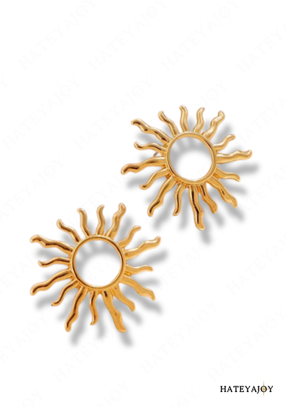 Boucles D'oreilles En Forme De Soleil | Sunlite