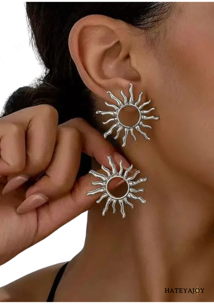 Boucles D'oreilles En Forme De Soleil | Sunlite