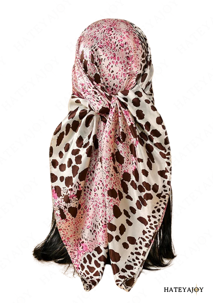 Foulards Soie Imprimé Léopard | Zaria