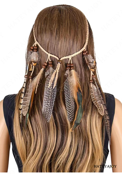 Bandeaux Cheveux Plumes | Kiona