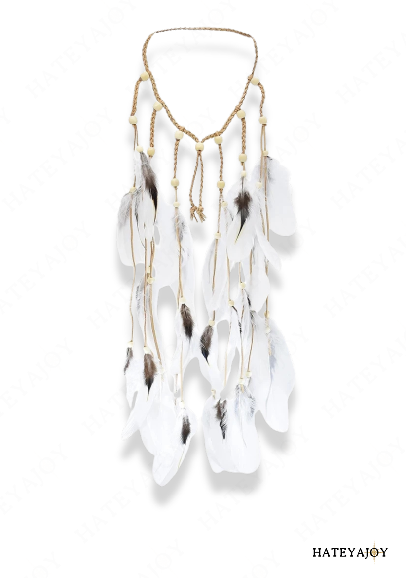 Accessoires Cheveux Plumes Aponi