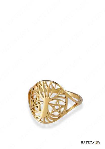 Bague Arbre De Vie Or 18 Carats | Faye
