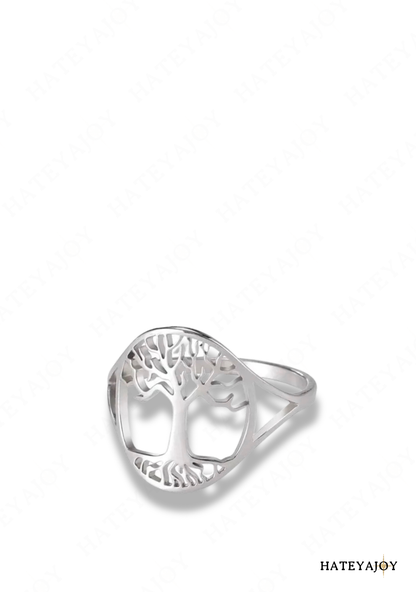 Bague Acier Arbre De Vie | Talia