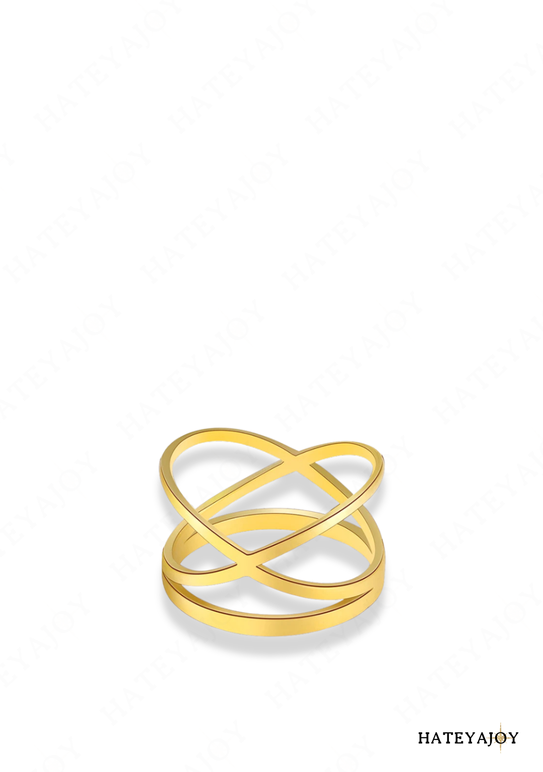 Bague Fine Croisée | Audra