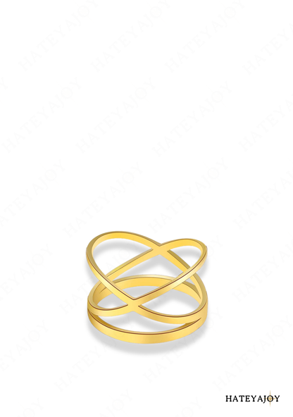 Bague Fine Croisée | Audra