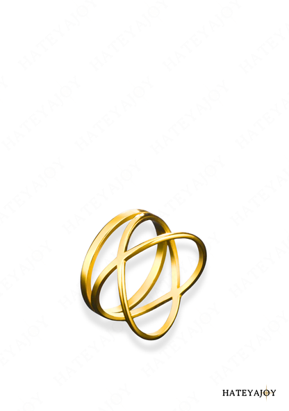 Bague Fine Croisée | Audra