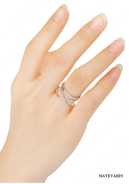 Bague Fine Croisée | Audra