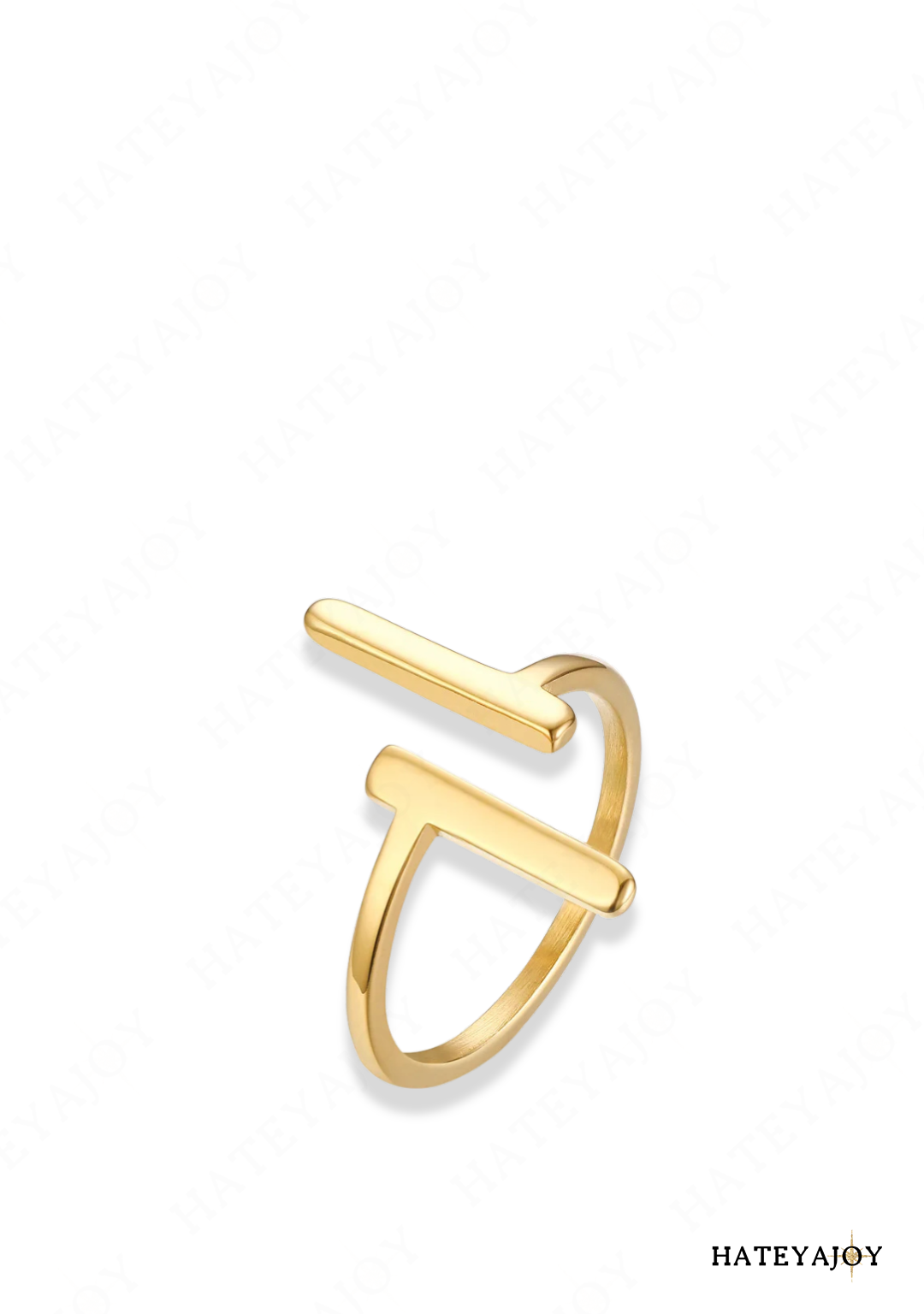 Bague Parallèle Asymétrique | Elise
