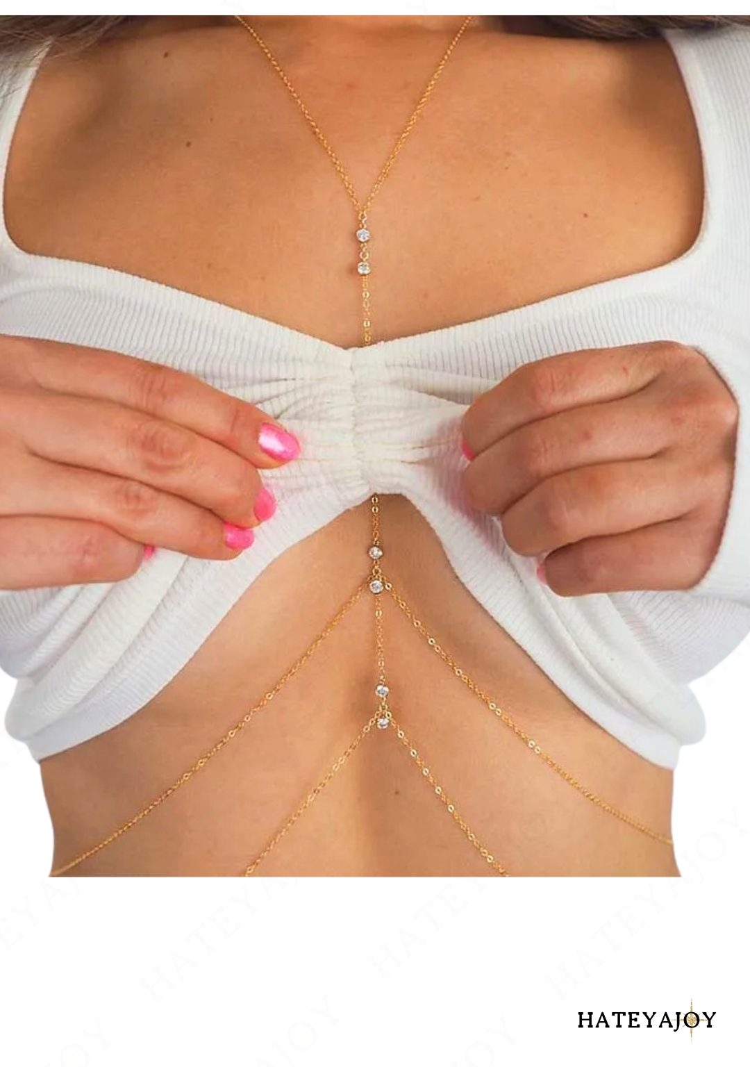 Bijoux De Corps Poitrine| Lunéa