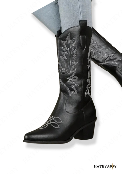 Bottes Western Femme Noir | Figi