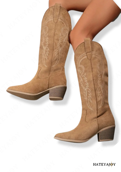Bottes Style Western Femme | Lysara