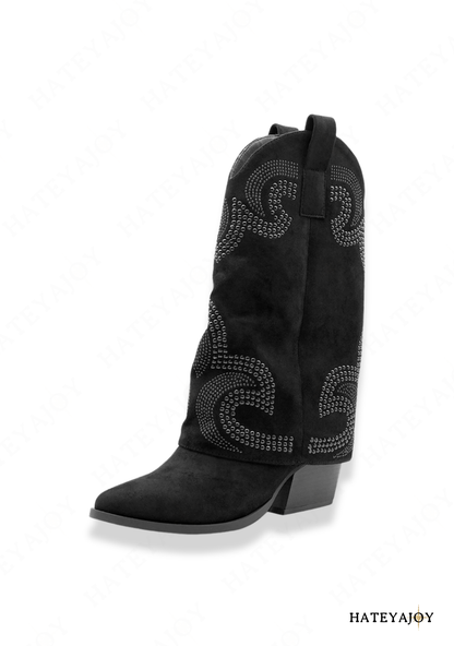Bottes Style Cowboy Femme | Elnorae