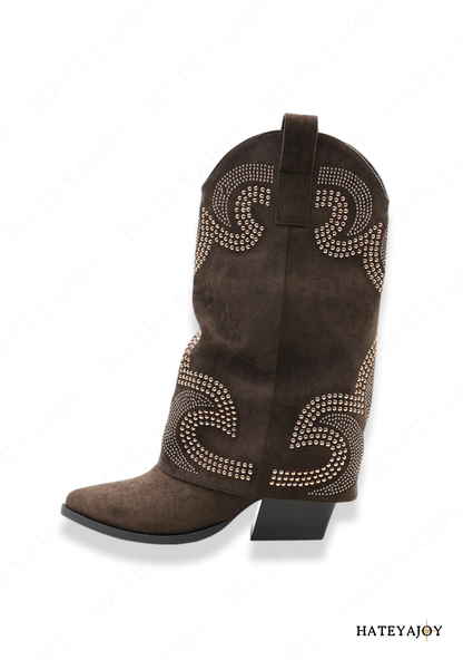 Bottes Style Cowboy Femme | Elnorae