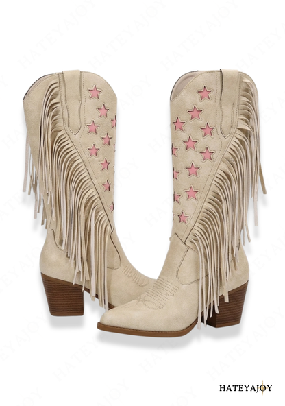 Bottes Western A Franges Femme | Hidge