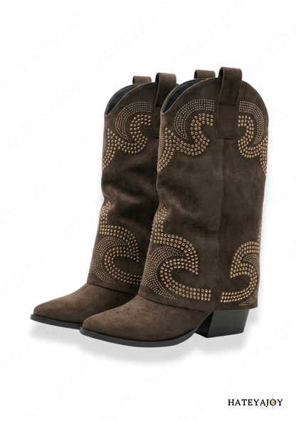Bottes Style Cowboy Femme | Elnorae
