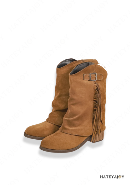 Bottes A Talons Haut Western | Azoria