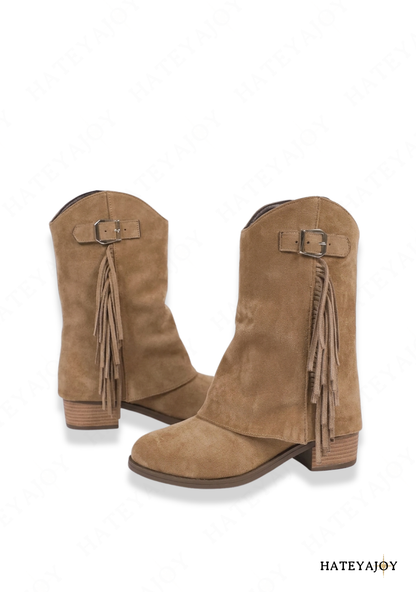 Bottes A Talons Haut Western | Azoria