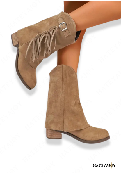 Bottes A Talons Haut Western | Azoria