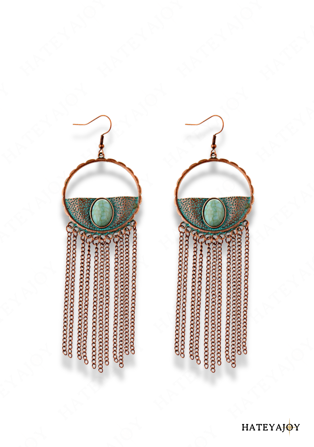 Boucles D'oreilles Métal Style Indien | Tyl