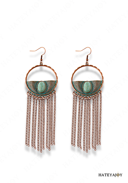 Boucles D'oreilles Métal Style Indien | Tyl