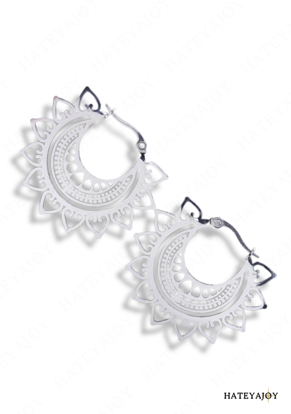 Boucles D'oreilles Créole Mandala | Mandy