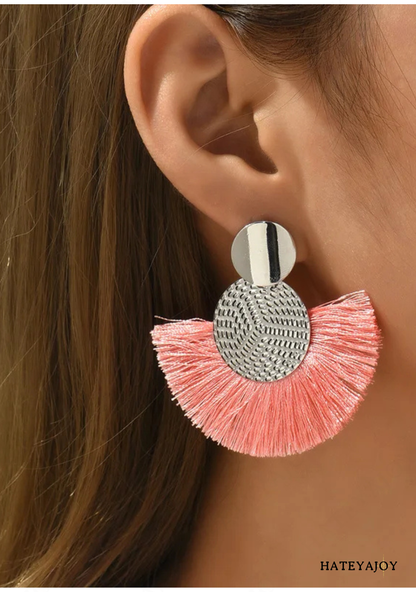 Boucles D'oreilles Pendantes Bohème | Eventail