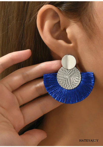 Boucles D'oreilles Pendantes Bohème | Eventail