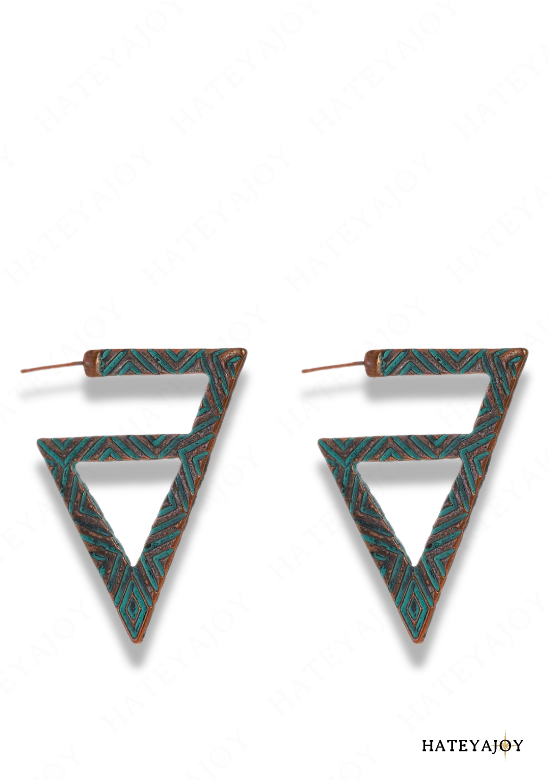 Boucles D'oreilles Triangle Inversé | Try