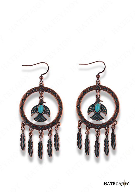 Boucles D'oreilles Attrape-Rêve | Plumy