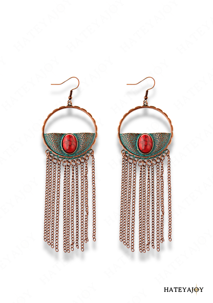 Boucles D'oreilles Métal Style Indien | Tyl
