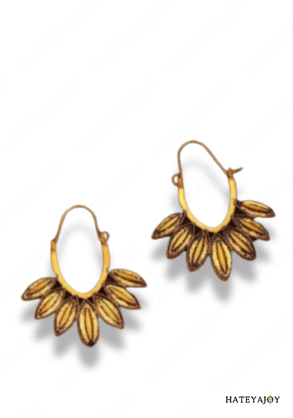 Boucles D'oreilles Petites Feuilles | VinLy