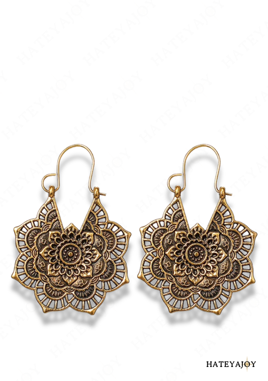 Boucles D'oreilles Créoles Vintage | Orient