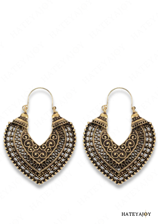 Boucles D'oreilles Créoles Ethniques | Orient