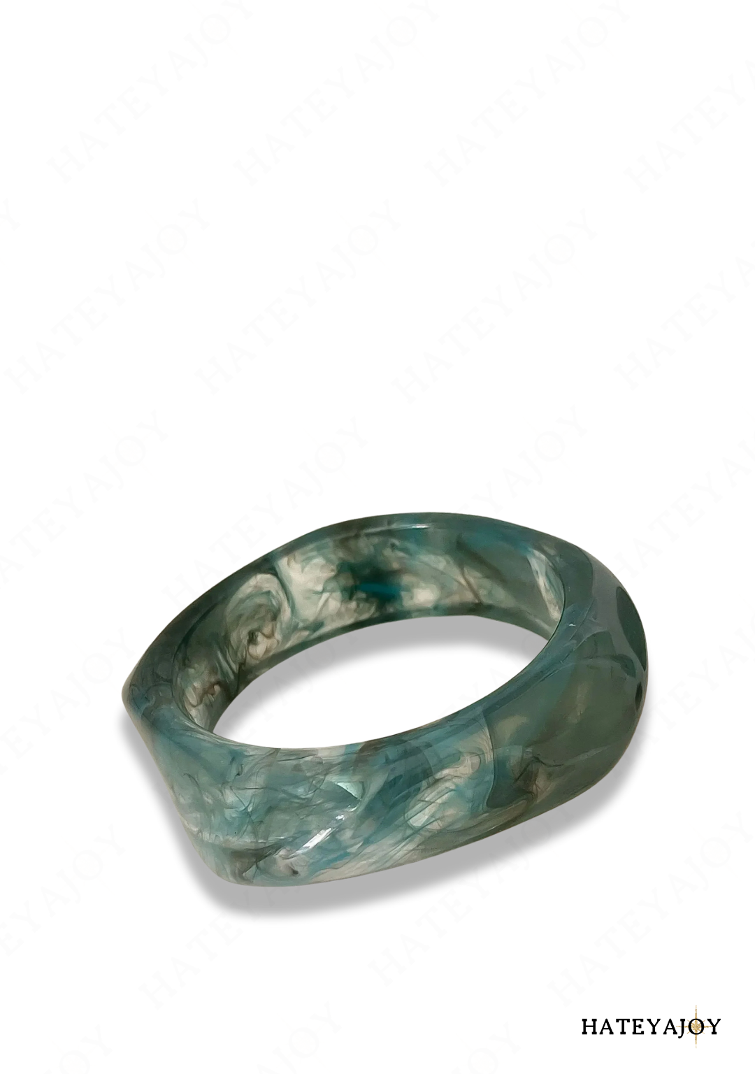 Gros Bracelet Résine<br>Nacréta