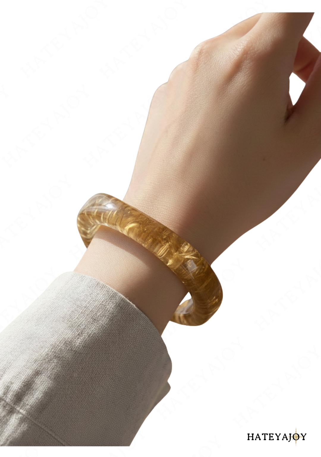 Gros Bracelet Résine<br>Nacréta