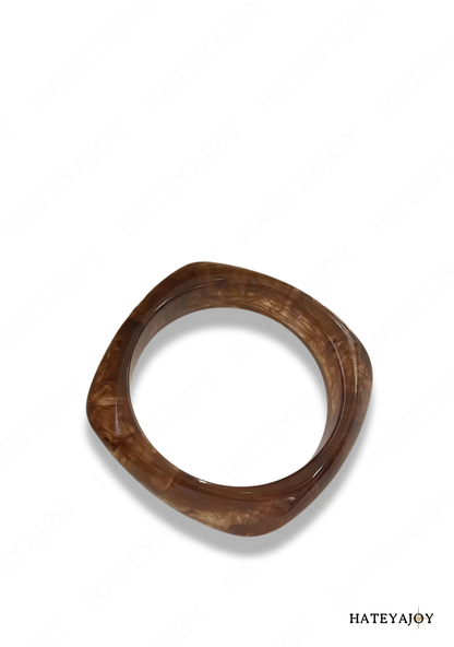 Gros Bracelet Résine<br>Nacréta