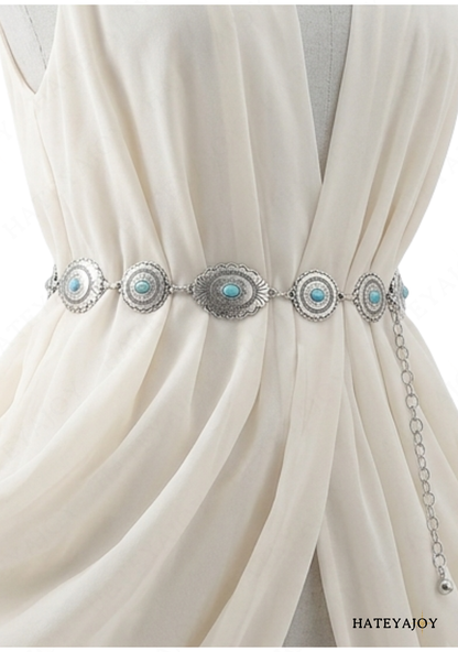Ceinture Métal Argent Femme | Eligioly